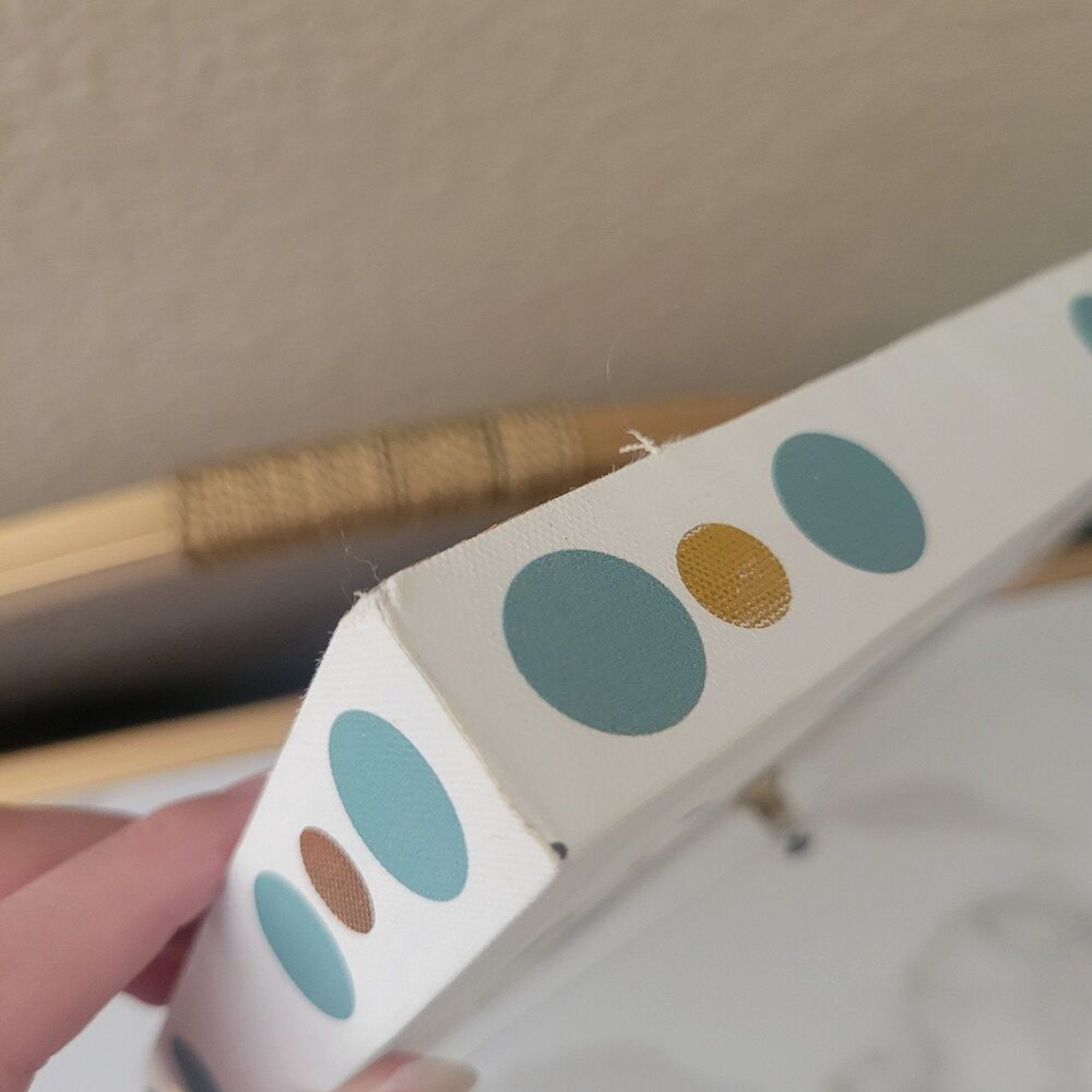 Pastel Canvas Clock - Picture 2 of 8